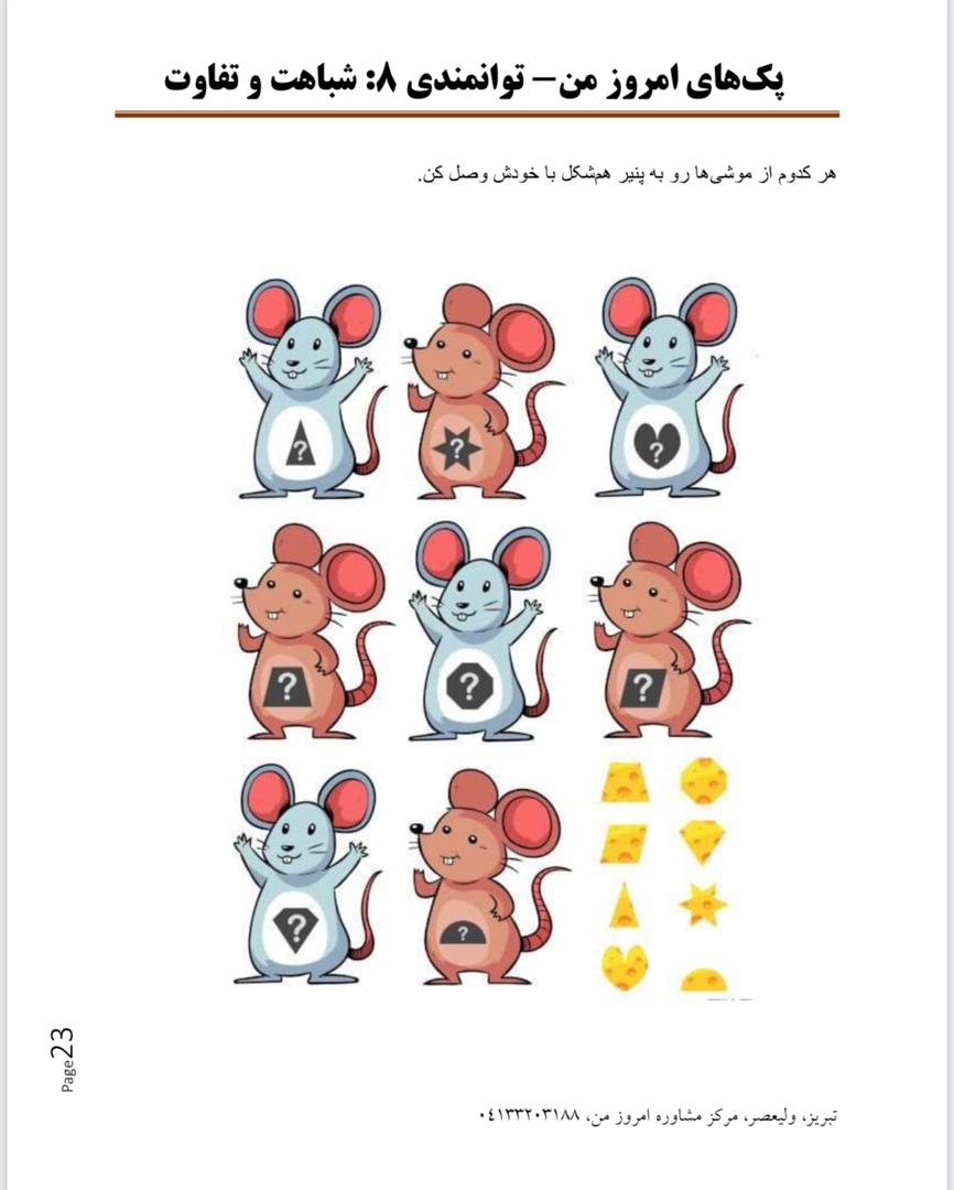 پک توانمندی (8): تفاوت و تشابه - تصویر 4